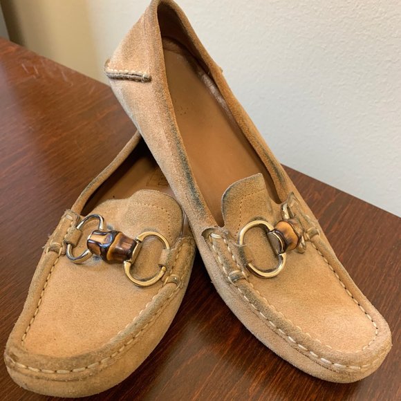Gucci Suede Loafers - Picture 1 of 2